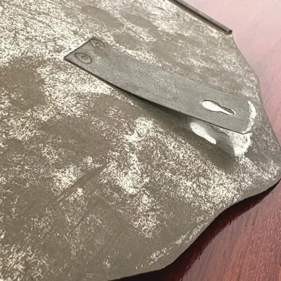 Vintage Metal Match Holder Wall Mount Fireplace Rustic Farmhouse Decor - Picture 14 of 14